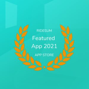 Bild: Ridesum featured in App Store 2021